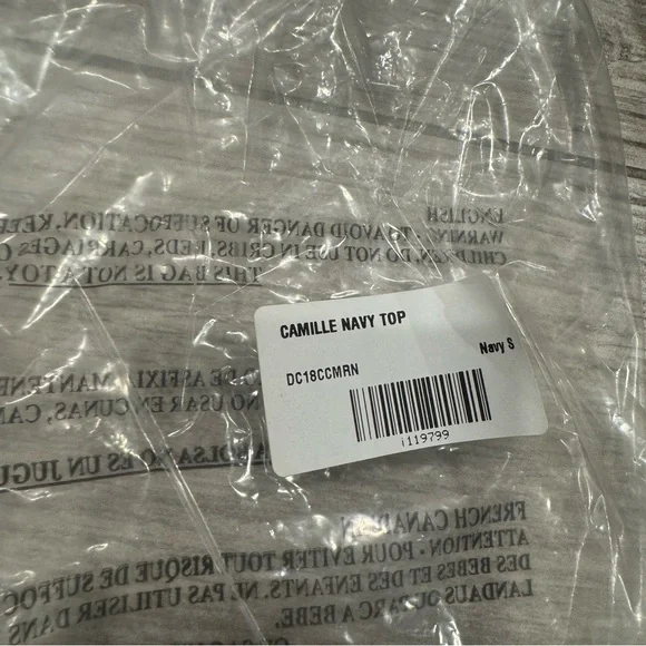 BEVERLY BEACH CAMILLE Cover up Navy Size small - Picture 7 of 14